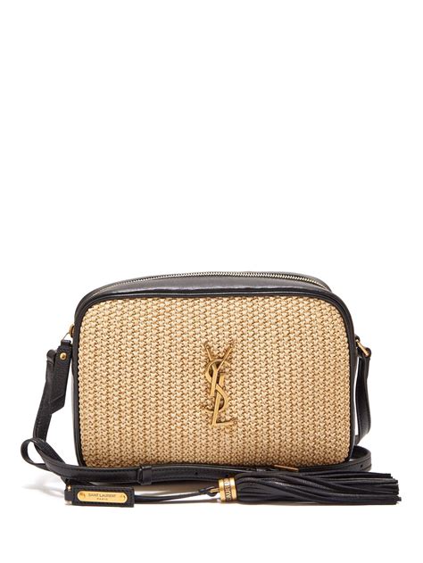 sac yves saint laurent raphia